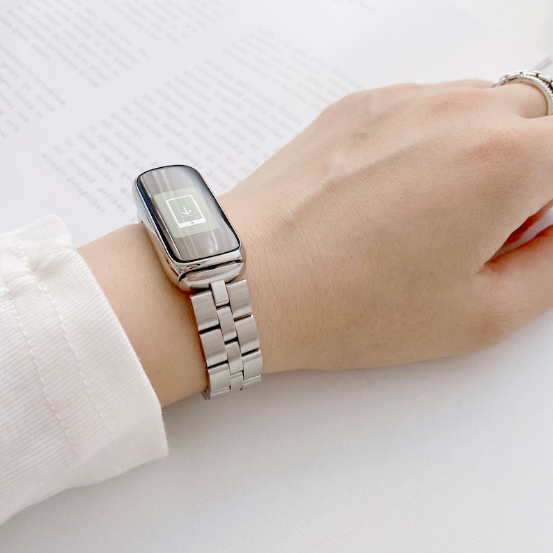 Fitbit Luxe Bands Stainless Steel Bracelet Replacement Sport Etsy