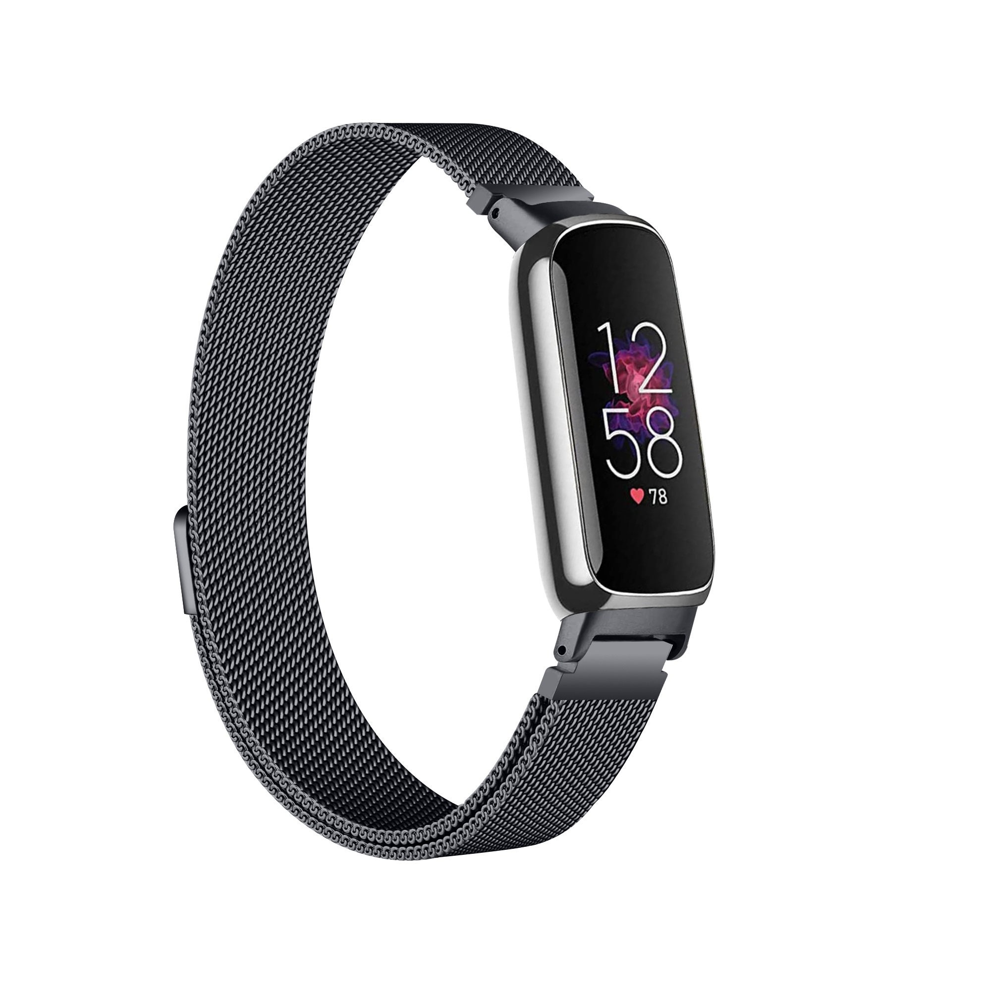 MoKo Correa De Cuero Compatible Con Fitbit Inspire 2/HR/Inspire, Pulsera De Reloj De Repuesto