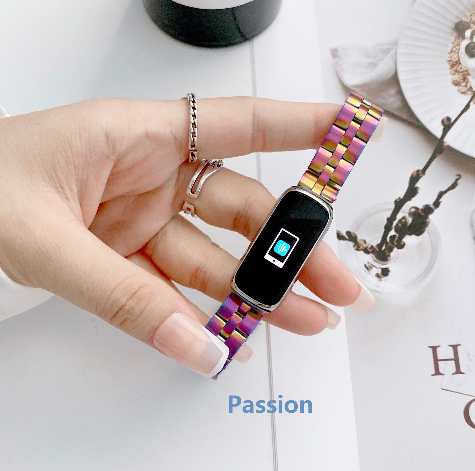 Fitbit Luxe Bands Stainless Steel Bracelet Replacement Sport Etsy