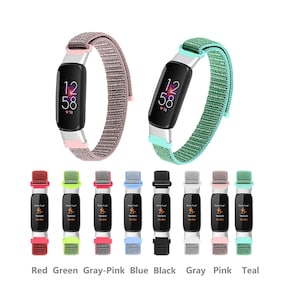 Custom Fitbit Luxe, Fitbit Inspire-3/2/1/HR Elastic Band Breathable Replacement Accessories Strap Wristband for Women Men