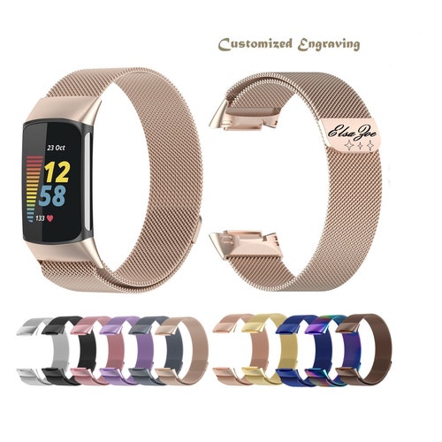 Bracelet souple respirant pour Fitbit Charge 6 5 bandes