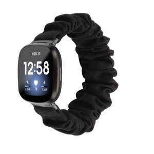 Fitbit Sense 2/1 / Lite, Versa 4/3/2/1 Band, Benutzerdefinierter Stoff gewebt Ersatz Gummiband Atmungsaktiv Zubehör Armband Armband Damen Herren