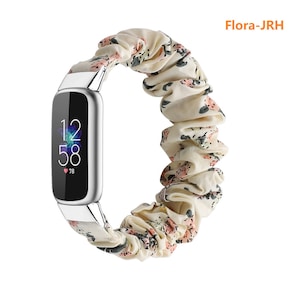 Fitbit Luxe, Fitbit Inspire 3/2/HR Elastic Bands, Custom Fabric Woven Strap Replacement Breathable Accessories Wristband Sport Bracelet Band