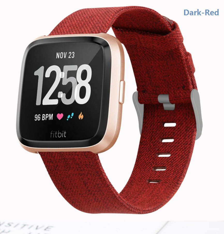 Reloj inteligente compatibilidad : Fitbit Versa 3 con Samsung de silicona  con tira deportivo con muñequera, Moda de Mujer