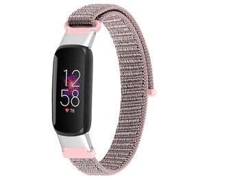 Benutzerdefinierte Fitbit Inspire 3/2/1 / HR/Fitbit Lux Bands, elastisches atmungsaktiv Ersatz Zubehör Armband Armband für Damen Herren