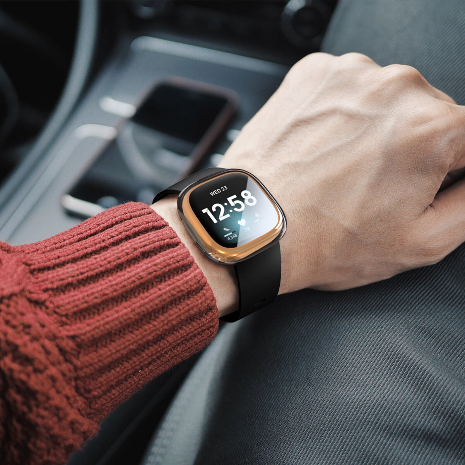 Fitbit Versa 3 Screen Protector Case TPU Rugged AllAround Etsy