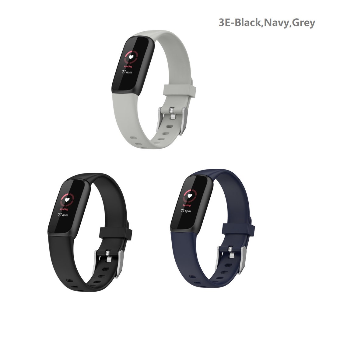 Fitbit Luxe Band Replacement Silicon Sport Wristband for | Etsy