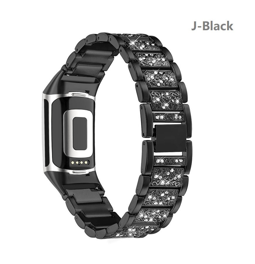 Bracelet élastique Tressé Pour Fitbit Charge 5/6 – Nylon Respirant Et Réglable