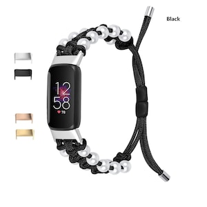 Custom Fitbit Luxe,Fitbit Inspire 3/2/1/HR Band Adjustable Breathable Replacement Accessories Strap Wristband for Women Men