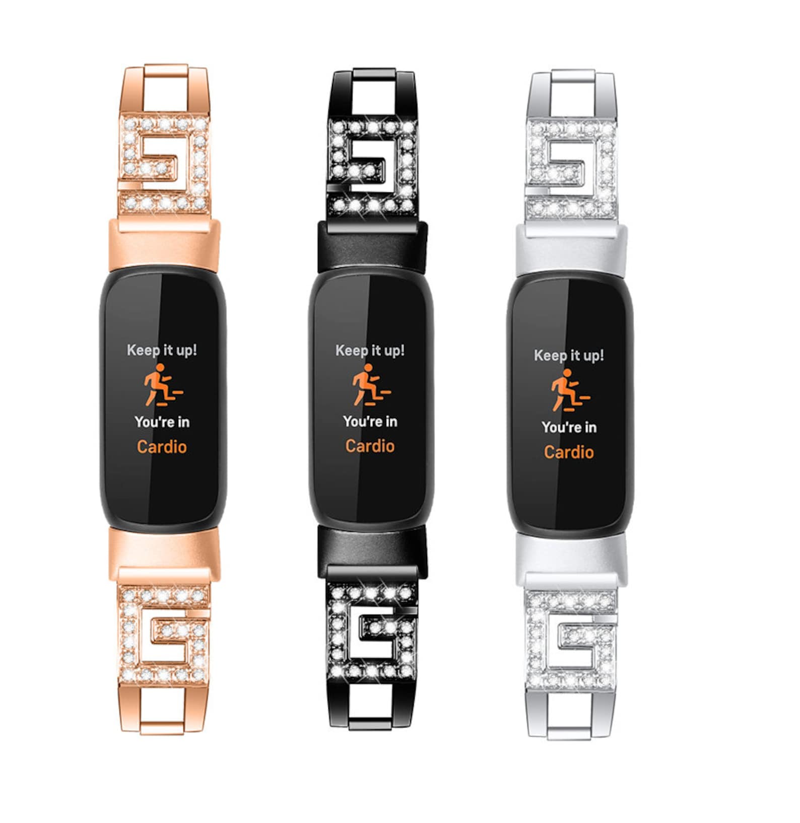 Band for Fitbit Luxe Stainless Steel Jewelry Bracelet Etsy