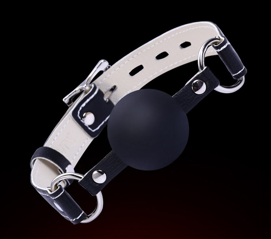 Leather Ball Gags Silicone Ball BDSM Gear Bondage Gear Fetish Etsy Leather Ball Gags Silicone Ball BDSM Gear Bondage Gear Fetish Etsy