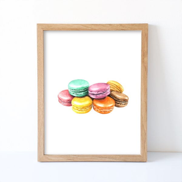 Macarons Print Etsy