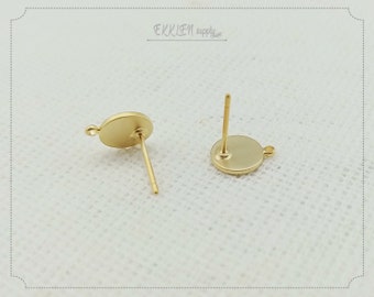 2 PCS 20 x 8 mm gold plated over brass EBF0044 - G supply for girls earring Big French Hook Earwire
