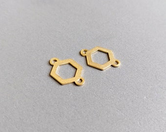 2 PCS EM0040-MG Twisted Hoop ring connector supply for girl tassel earrings necklace pendant bracelet charm 16.5 mm matte gold plated