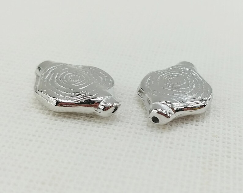 24 x 18 mm silver plated annual ring Connectors making supply girl earrings necklace charm EM0188-24 - S 2 PCS