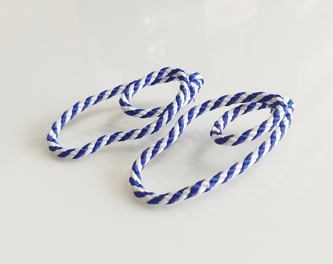 2 PCS Blue White 60x30mm Brass Rope Cordage Unique Etsy