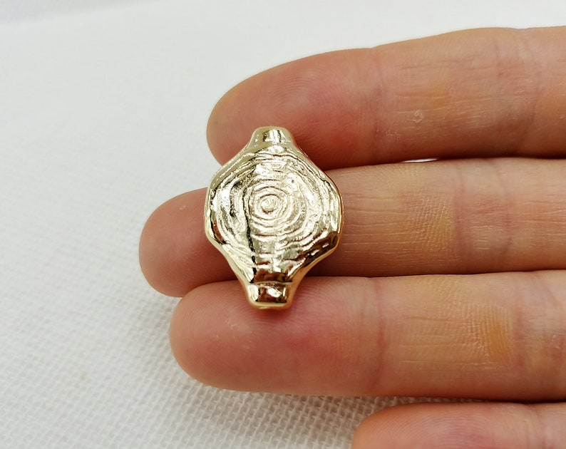 24 x 18 mm silver plated annual ring Connectors making supply girl earrings necklace charm EM0188-24 - S 2 PCS