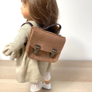 Patron du Mini Cartable en couture pour poupée de 35cm (PDF)