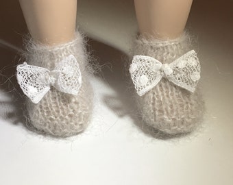 Modèle Tricot Chaussons pour poupées de 35cm PDF France