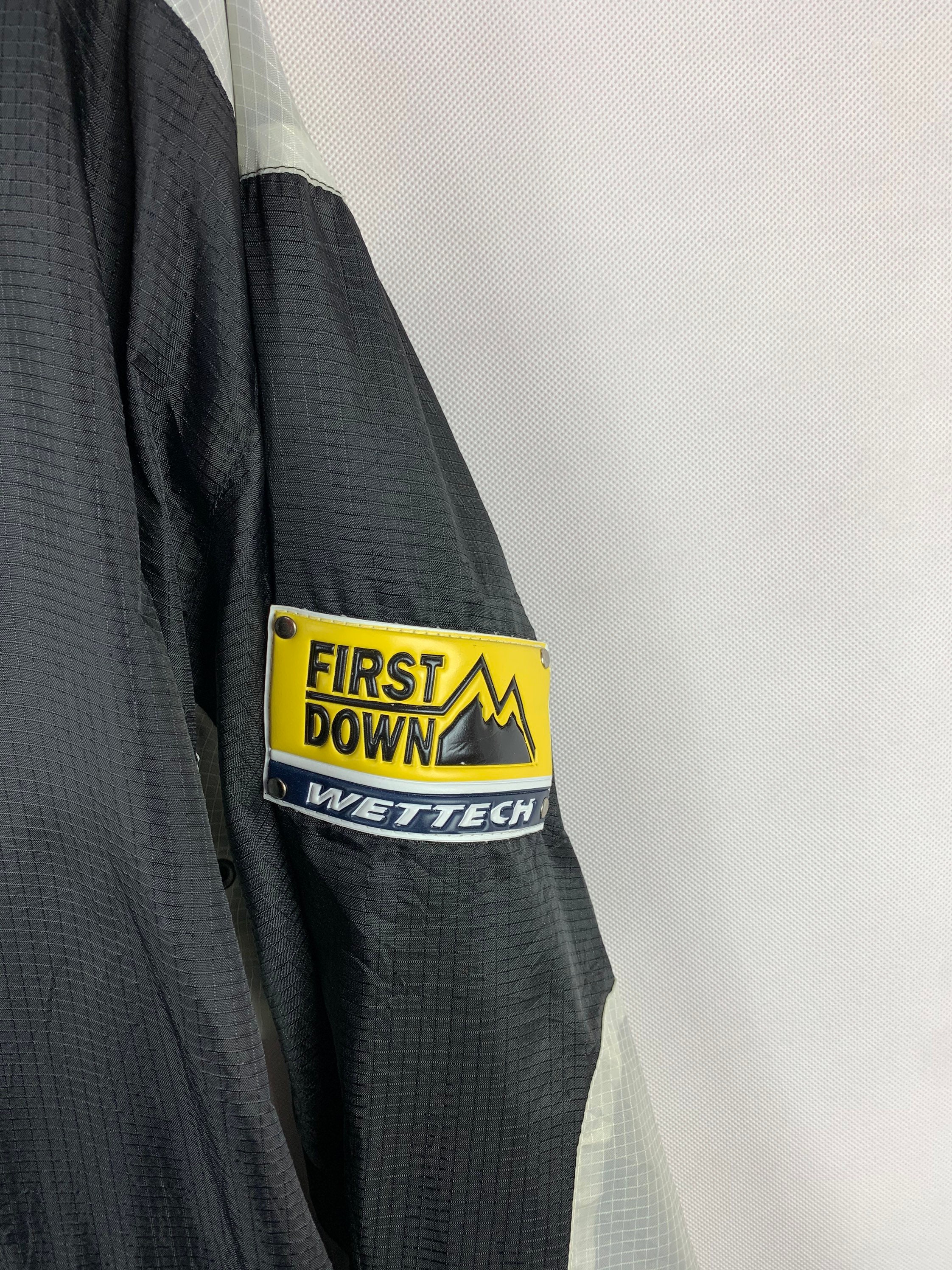 Steals Vintage First Down Anorak Windbreaker Jacket Etsy