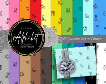 Alphabet Papers - Etsy