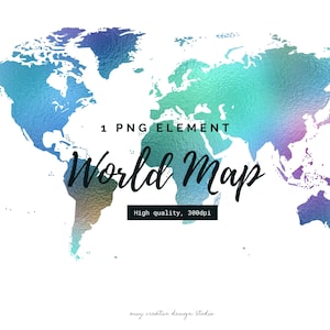 Clipart abstrato do mapa do mundo | Arquivo PNG Transparente | JPEG | Viajar l Mapa Mundial | Uso comercial