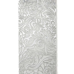 Rolling Mill Texture Plate - Hydraulic Press Texture Plate - Metal Pattern Plate for Texturing Metal - Tapestry Floral Pattern Plate