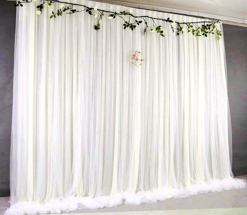 Tulle Wedding Backdrop For Reception Wedding Ceremony Etsy Tulle Wedding Backdrop For Reception Wedding Ceremony Etsy