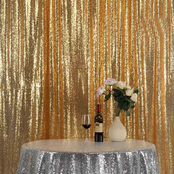 Gold Sequin Backdrop For Party Festival Xmas Decoration Sequin Etsy