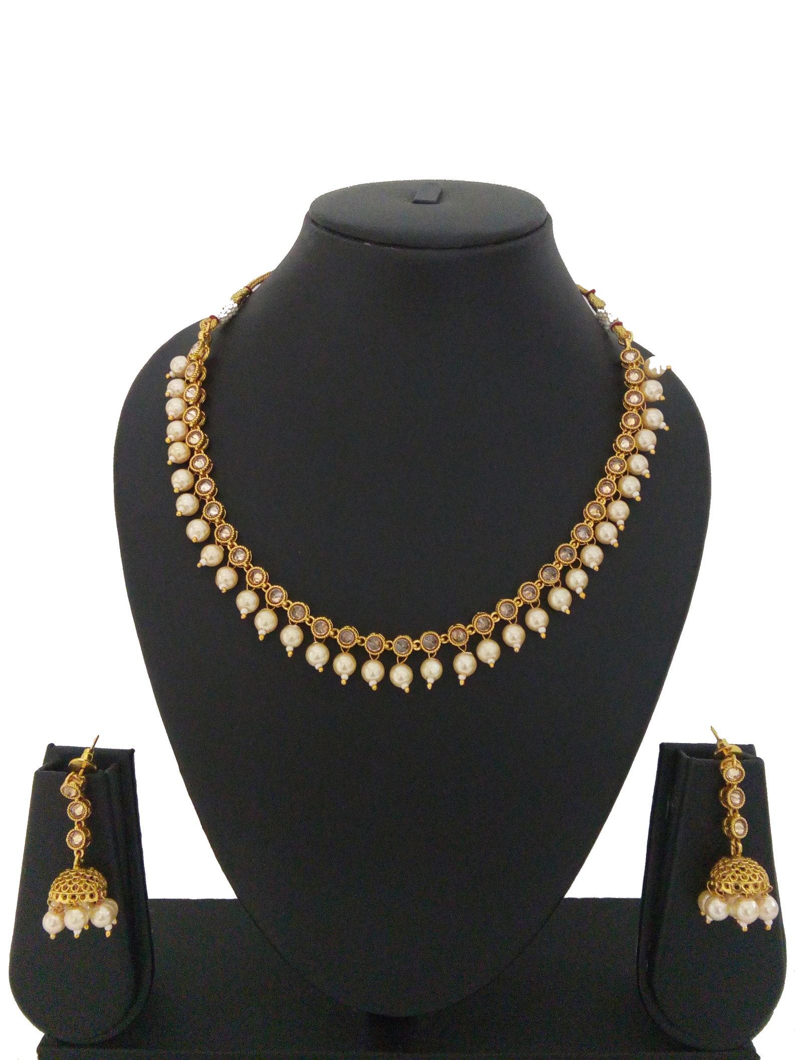 Indian Fashion Jewelry Bollywood Wedding Necklace Set Earring Etsy