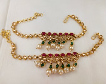 Indian Jewelry wedding Arm Bandh Baju Bandh Bollywood Baju Bandh Arm Bands Ethnic Gold Plated Jewelry