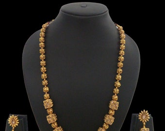 Mala Set Bollywood Necklace Earring Set 