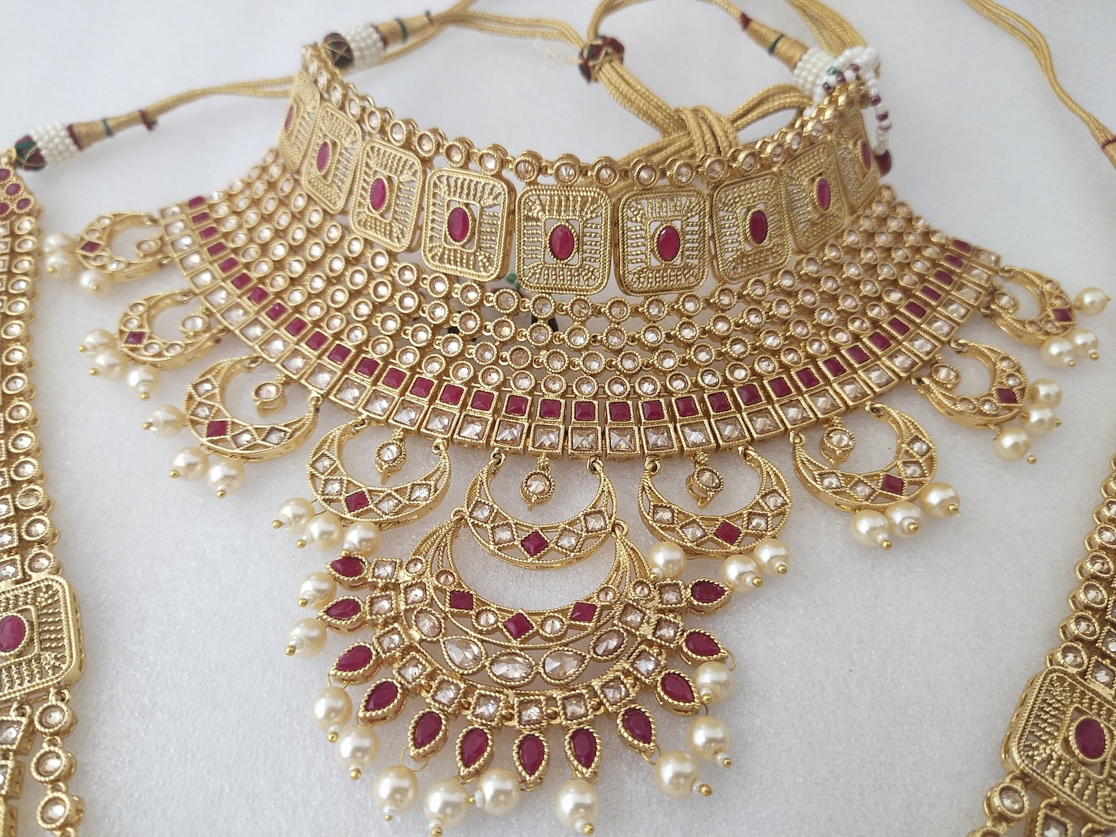 Indian Bollywood Jewelry Full Bridal Necklace Set Earring Etsy