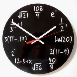 Math / STEM Theme 10" Wall Clock