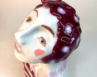 Handmade Clay Sculpture Bust