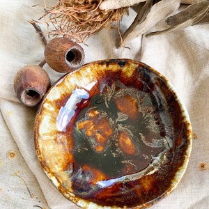 Handmade Coconut Scourer Ceramic Dish image 1