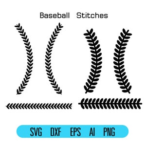 Baseball Stitches SVG, Digital File,Illustration, Cutting File, Clip Art