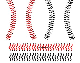 Baseball Stitches Svg Etsy