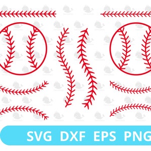 Baseball Stitches SVG, Digital File, Illustration, Cutting File, Clip Art
