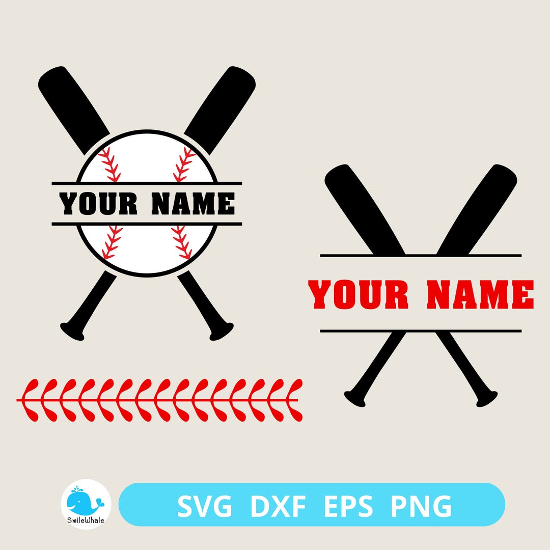 Baseball Name SVG, Baseball Cricut Files, Baseball SVG , Digital
