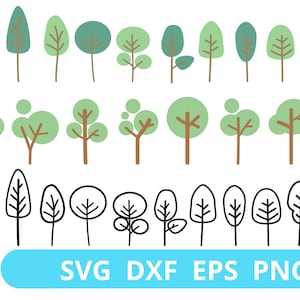 Tree svg, Digital Cut Files, Tree png, green silhouette