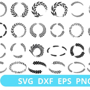 Floral Wreath svg, Wedding Wreath svg, circle frame,  Digital File