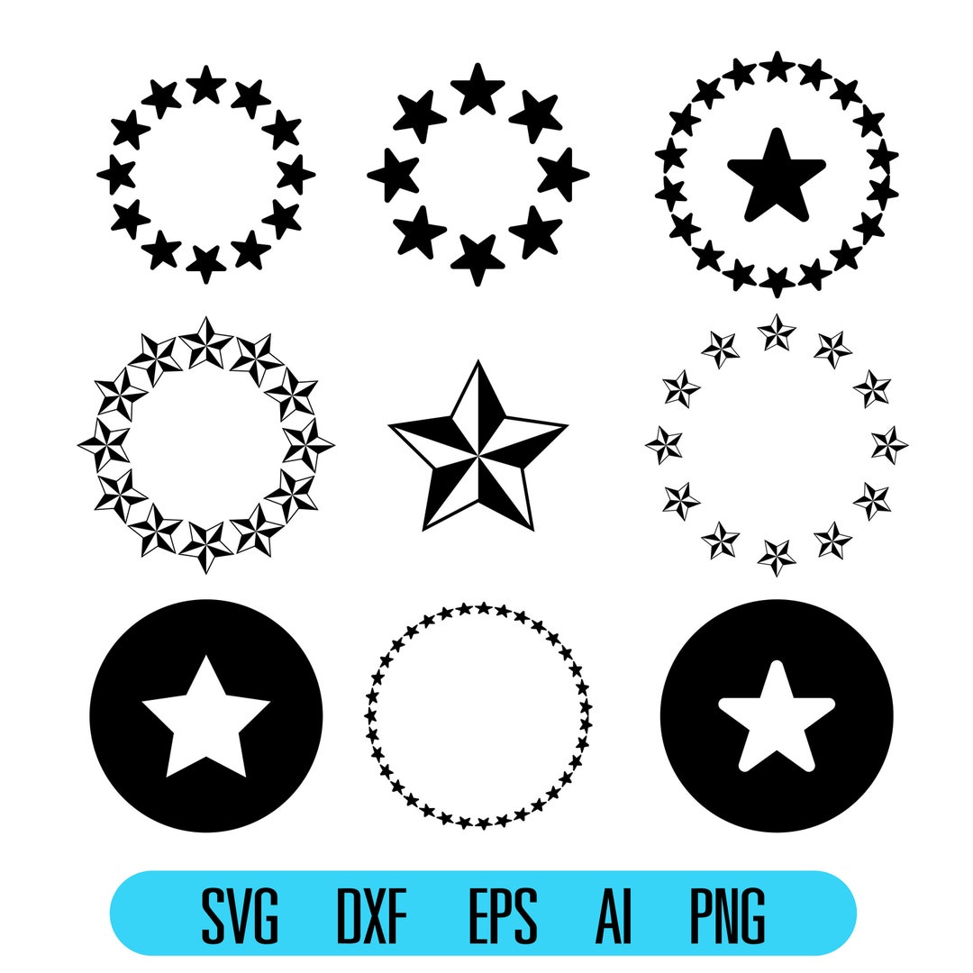 Star SVG, Digital File,illustration, Cutting File, Clip Art - Etsy