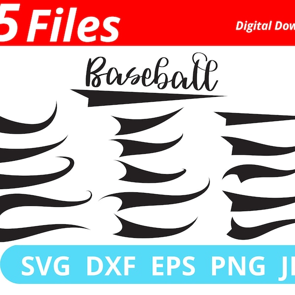 Baseball Tails svg , Text Tails svg, Font Tails svg, Cutting File, Digital file, png file