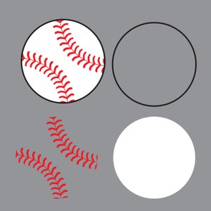 Baseball Stitches SVG, Digital File, Illustration, Cutting File, Clip Art