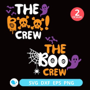 Boo Crew svg, The Boo Crew SVG, Halloween png, Digital Download, Ghost Shirt Svg