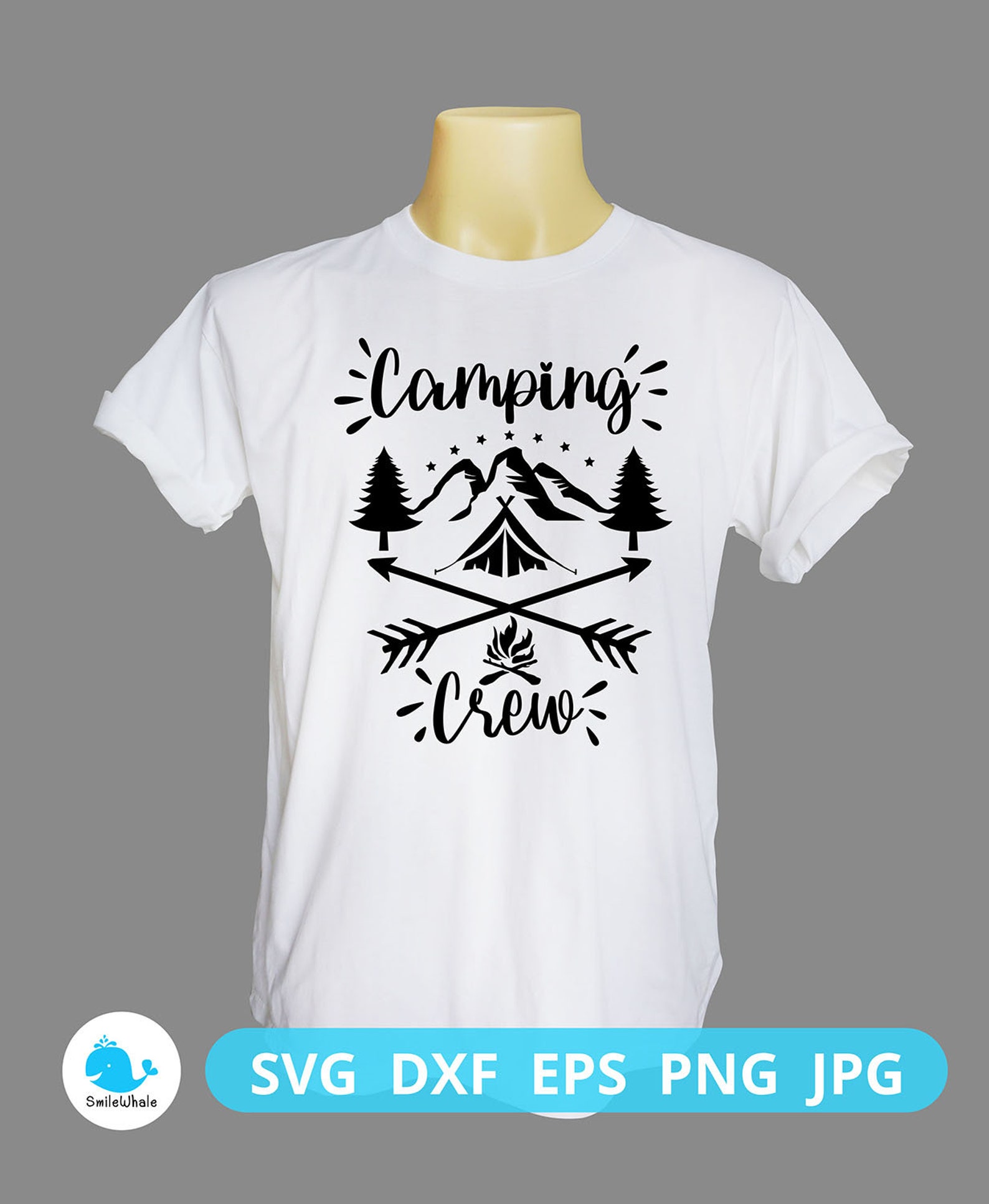 Camping Crew Svg Camping Svg Camping Shirt Svg Cutting Etsy UK