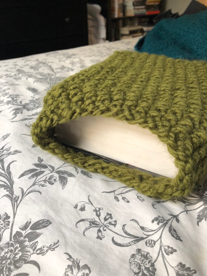 Ocean Blue Knit Book Sleeve Paperback Hardcover iPad Etsy