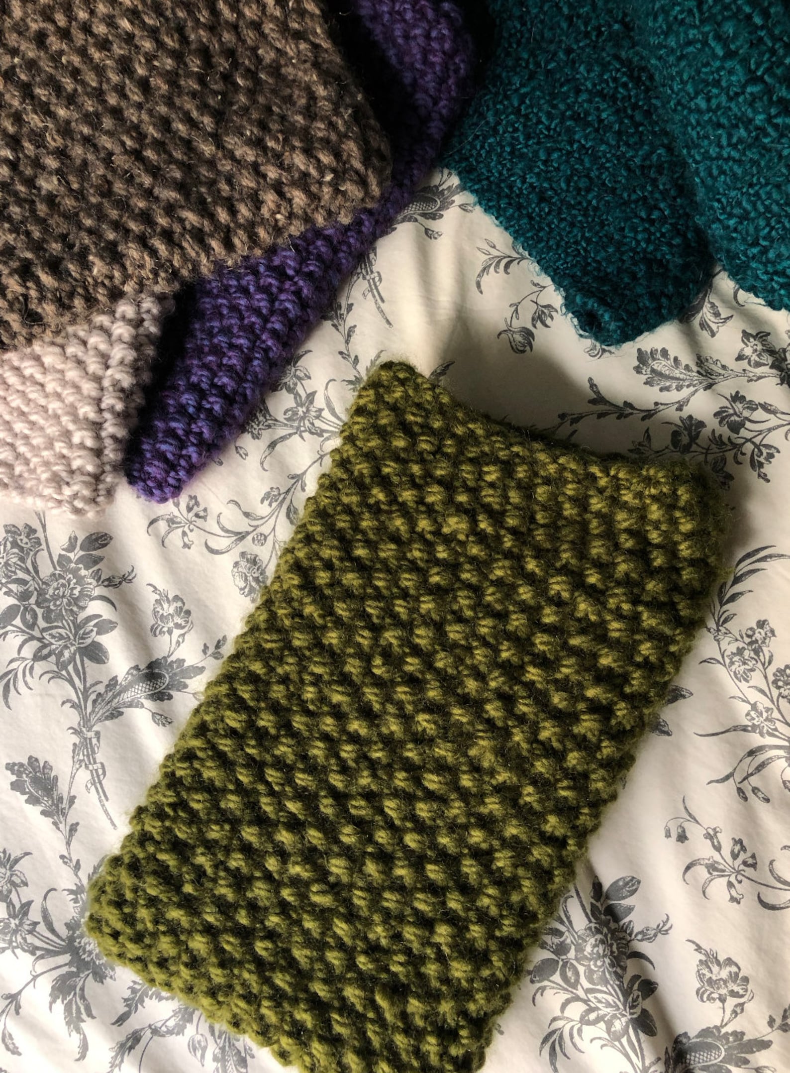Olive Green Knit Book Sleeve Paperback Hardcover Ipad Etsy