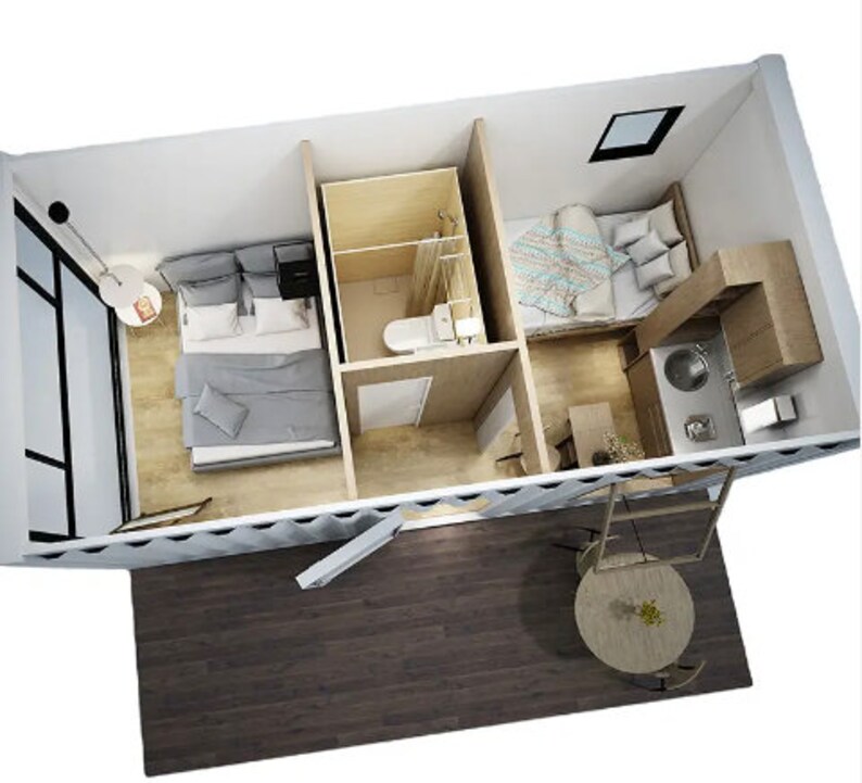 Shipping Container Tiny Home 20ft Fully Finished Turnkey Unit Etsy Canada